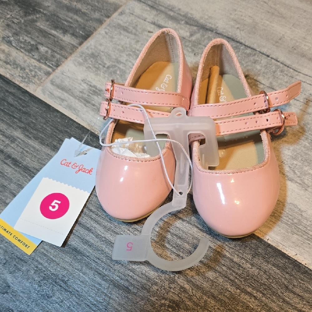 Cat & Jack Pink Baby Shoes 5